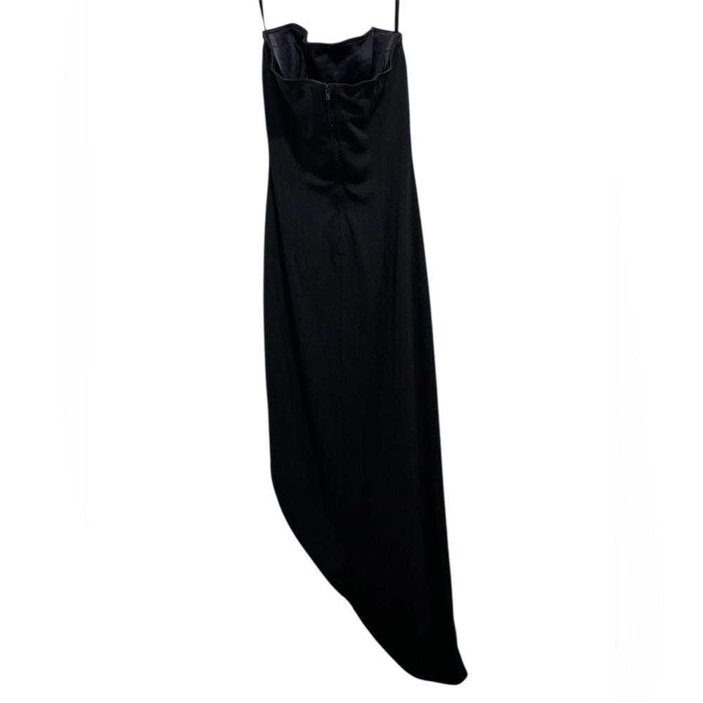 Vintage Bebe Y2K Cowl Neck Asymmetrical Midi Dress size-small. - Picture 3 of 7